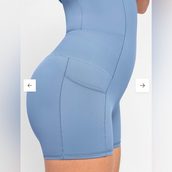 POPILUSH Shapewear Dress Square Neck Workout - Medium - Picture 6 of 10